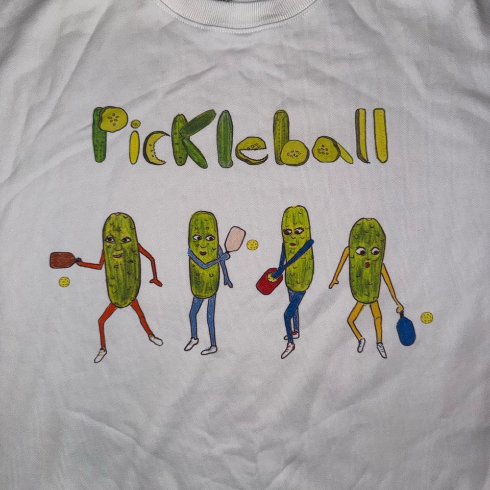 Unfortunate Portrait Pickleball Crewneck Sweatshirt - Picture 4 of 5